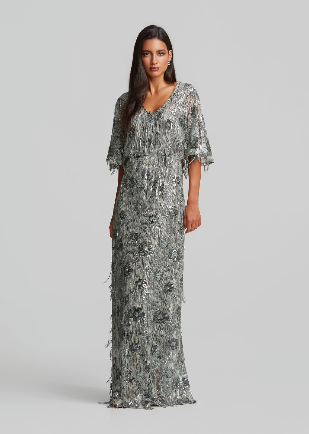 Μάξι φόρεμα από παγιέτες
