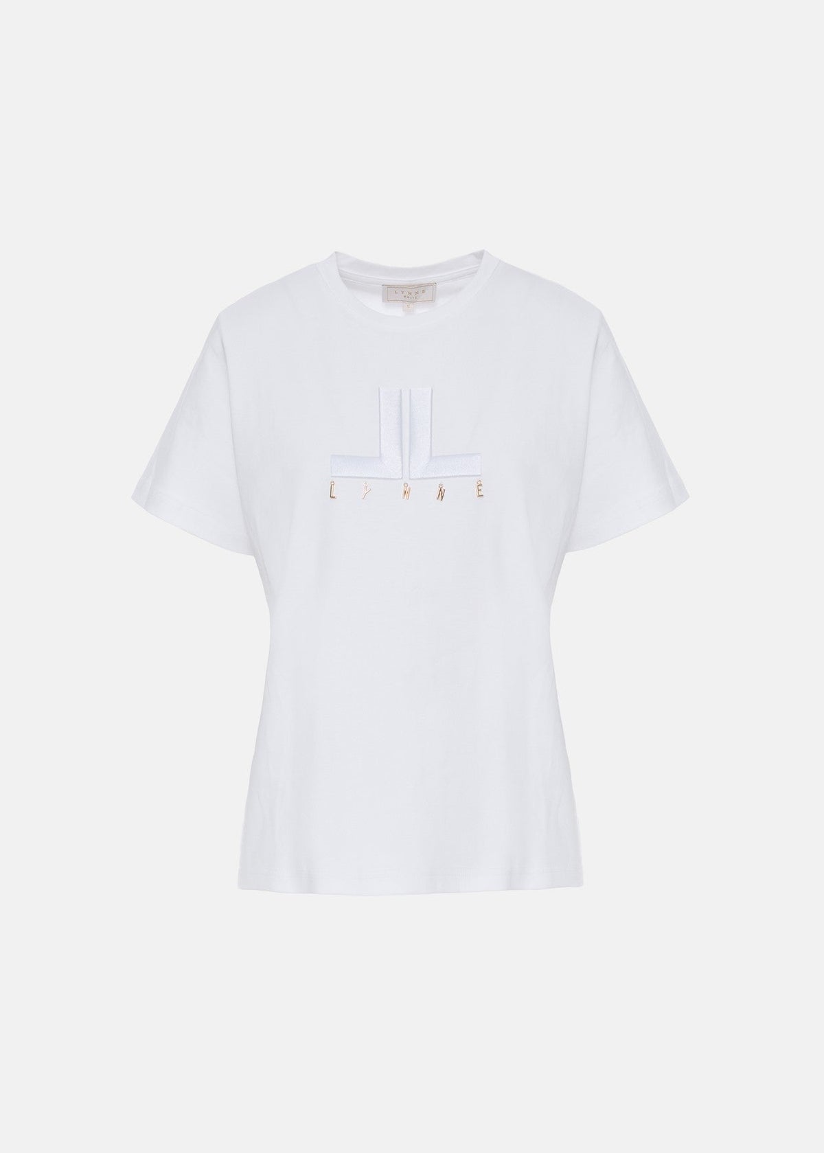 Μπλούζα με logo κέντημα και μεταλλικά charms