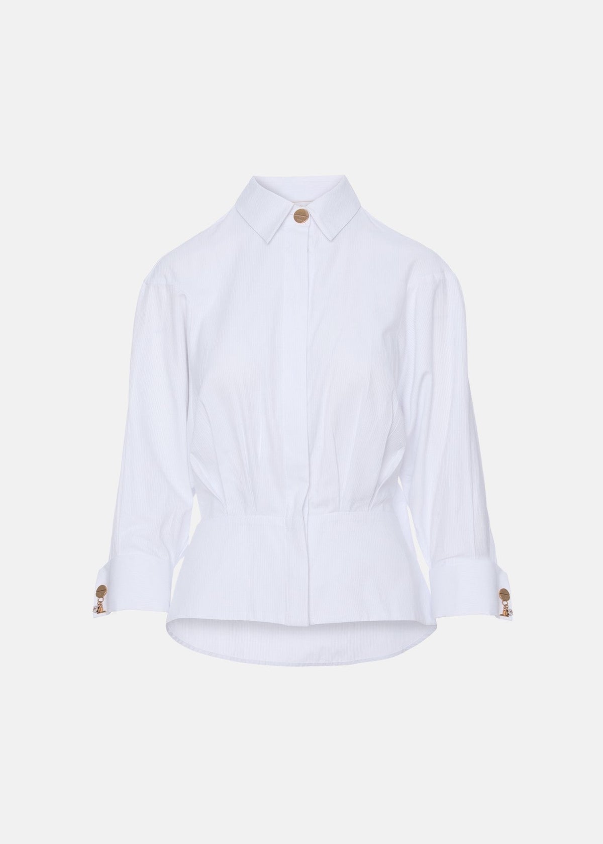 Μεσάτο πουκάμισο με peplum