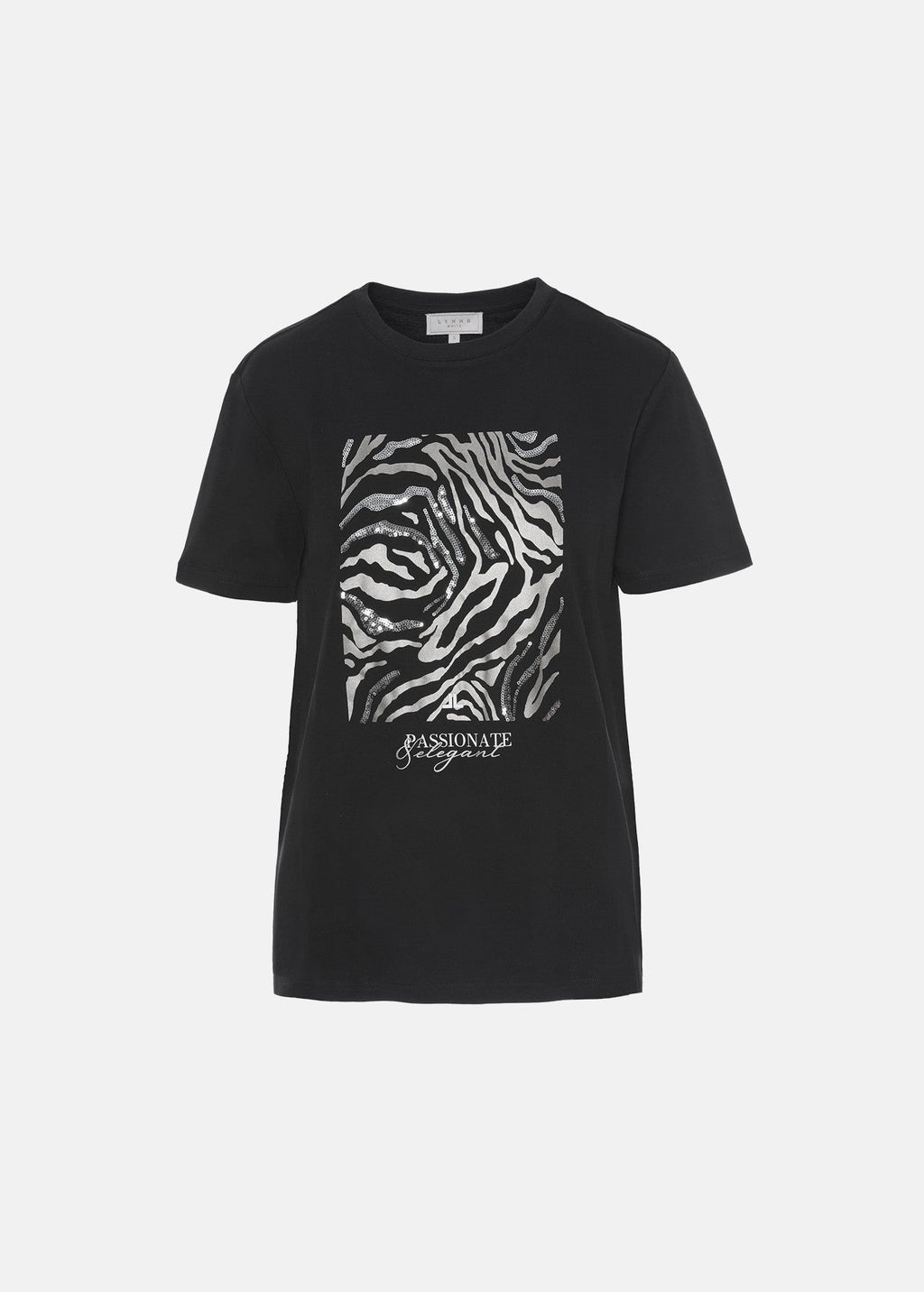 Μπλούζα με foil τύπωμα και παγιέτες